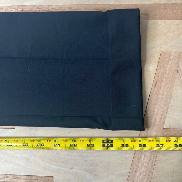 Ann Taylor Women's Black Dress Pants Straight Leg Size 12 Cuffed Office Career - Picture 10 of 10